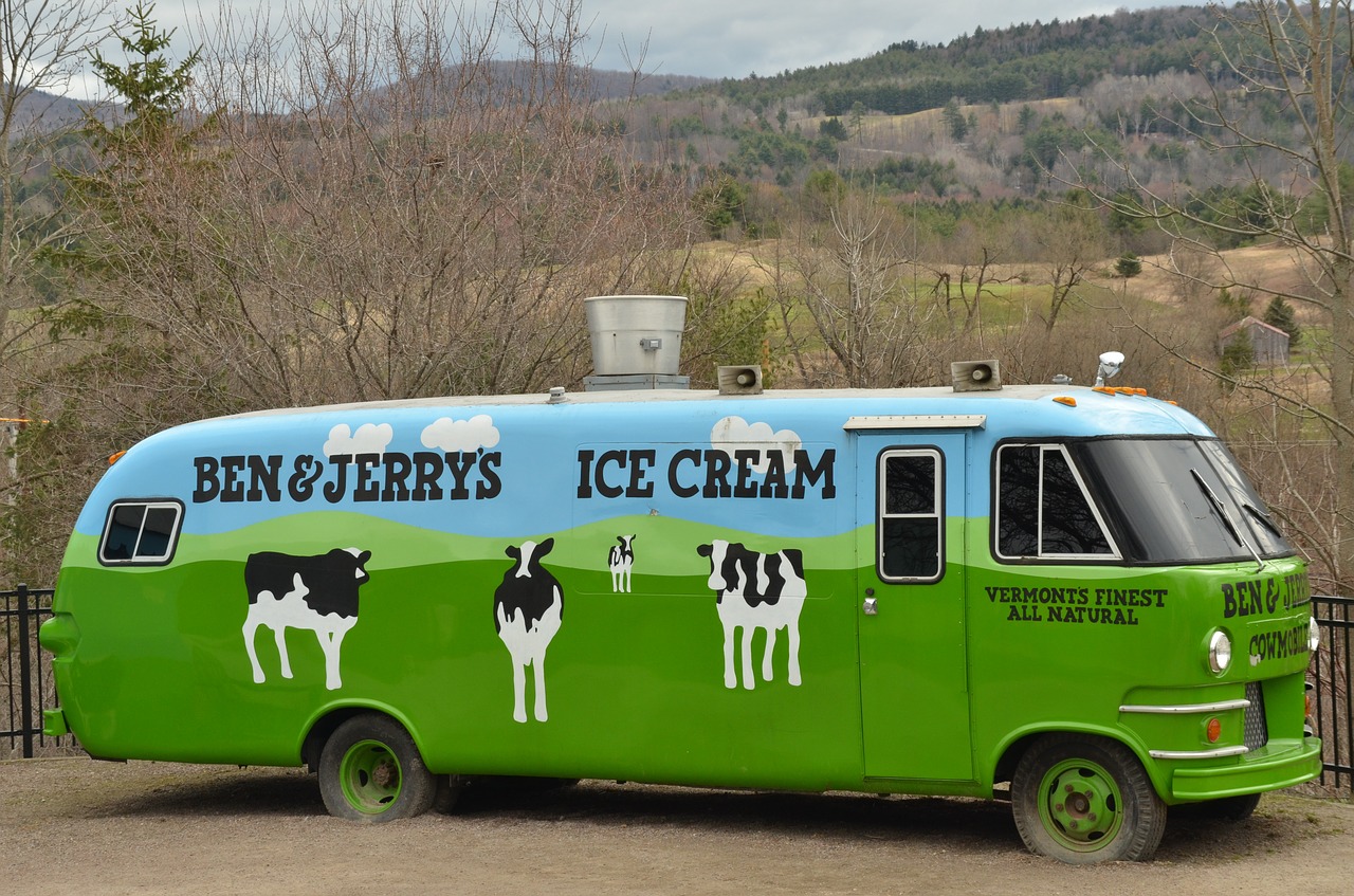 The Ben & Jerry's iconic Tour Bus