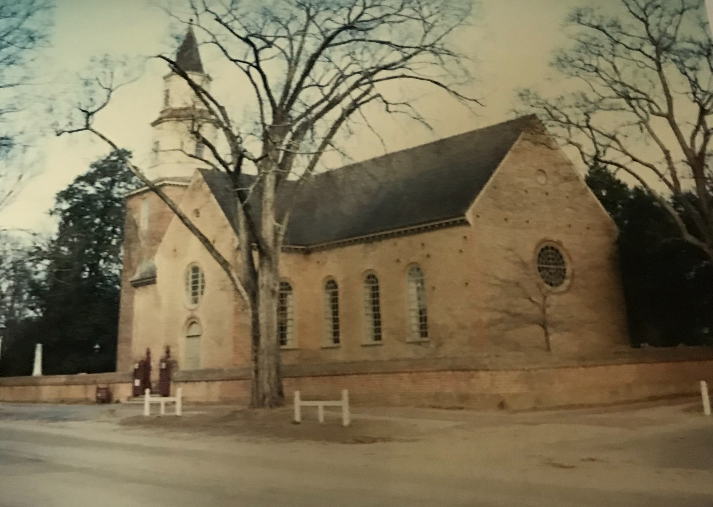 Bruton Parish Church in Colonial Willoamsburg