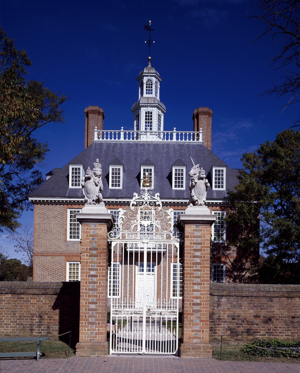 The Governor's Palace in Colonial Williamsburg.