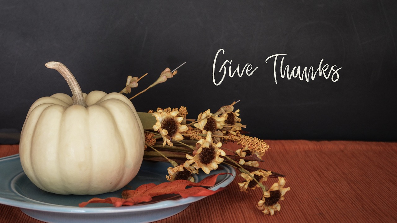 Give thanks during the Autumn Season